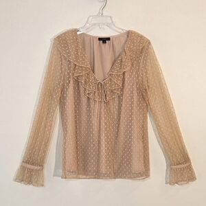J. Crew Sheer Blouse